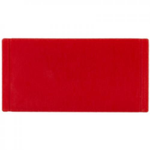 Лейбл из ПВХ Dzeta, XS, красный