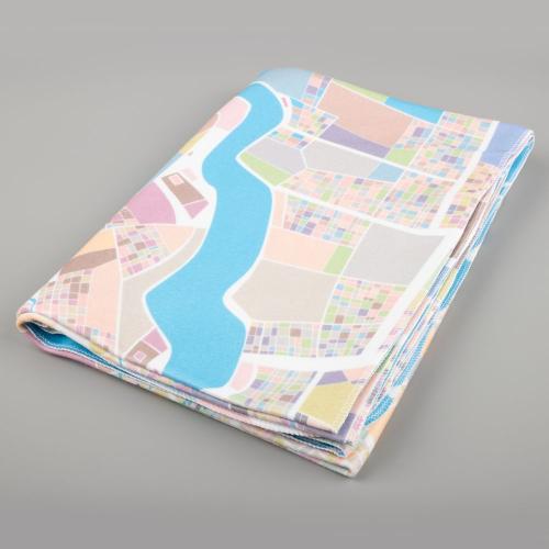 Флисовый плед Feltro Color Plus с печатью на заказ; - купить именные сувениры в Воронеже