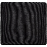 Шарф Nobilis, черный с серым меланжем