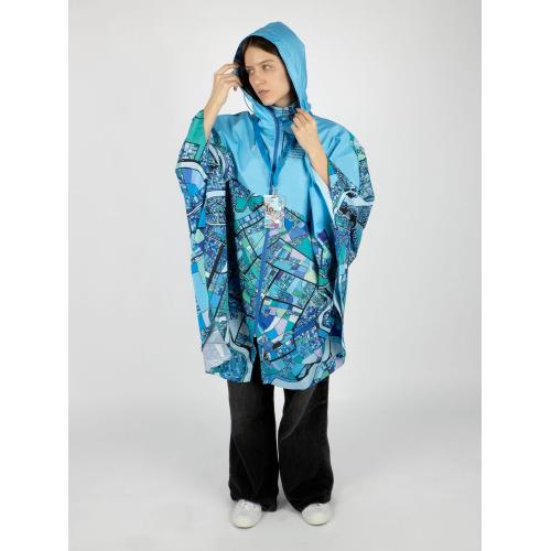 Дождевик-пончо AquaStop взрослый на заказ, разноцветный; - купить необычные сувениры в Воронеже