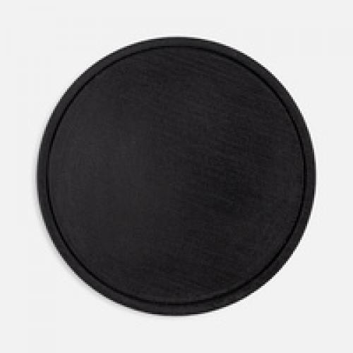 Лейбл из ПВХ Dzeta Round, L, черный
