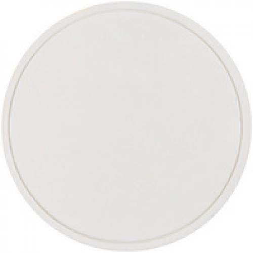 Лейбл из ПВХ Dzeta Round, L, белый