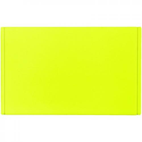 Лейбл из ПВХ Dzeta, ХL, желтый неон