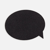 Наклейка тканевая Lunga Bubble, M, черная