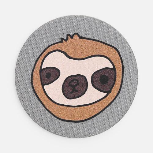 Наклейка тканевая Lunga Round, M; - купить именные сувениры в Воронеже