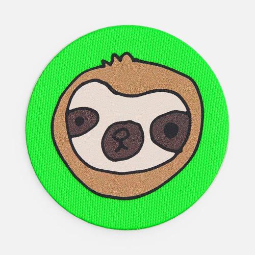 Наклейка тканевая Lunga Round, M; - купить именные сувениры в Воронеже