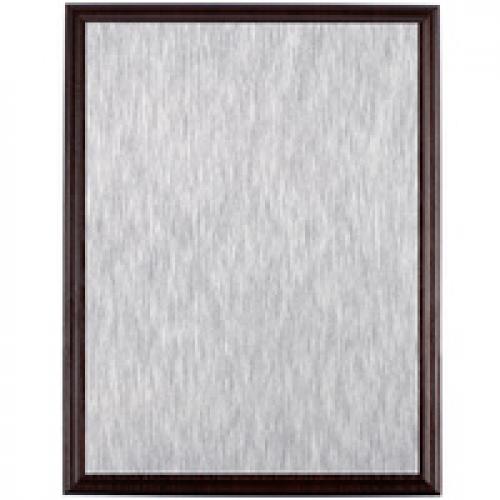 Плакетка Plaque, большая, вишня с серебристой пластиной