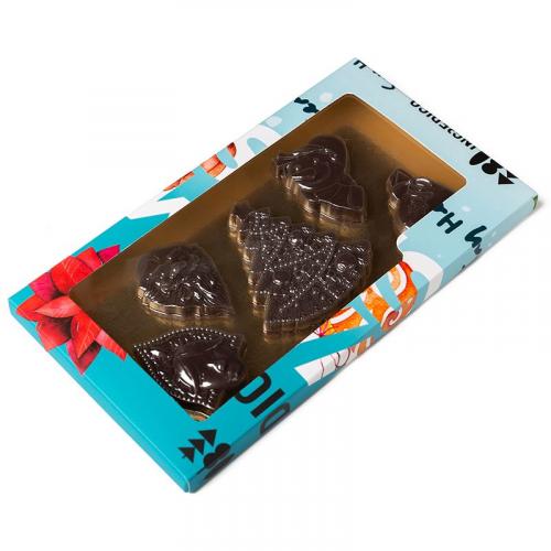 Набор фигурного шоколада Choco New Year на заказ; - купить необычные подарки в Воронеже