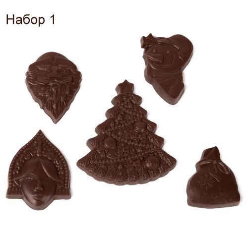 Набор фигурного шоколада Choco New Year на заказ; - купить подарки с логотипом в Воронеже