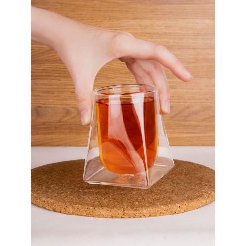 Стакан с двойными стенками Quadroni; - купить именные сувениры в Воронеже