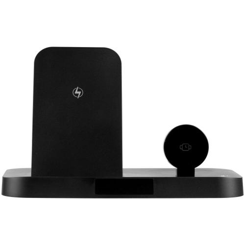 Зарядная станция с часами Clock Nest; - купить подарки с логотипом в Воронеже