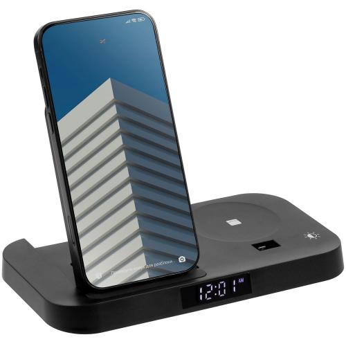 Зарядная станция с часами Clock Nest; - купить необычные сувениры в Воронеже