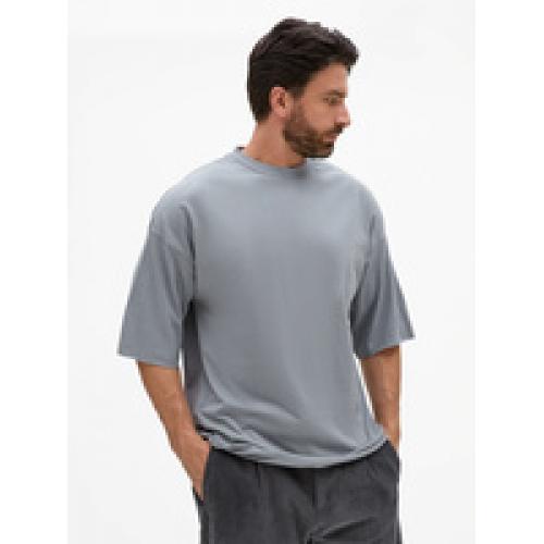 Футболка унисекс оверсайз T1, серая