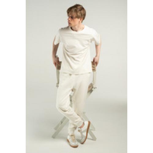 Футболка унисекс оверсайз T3, молочно-белая