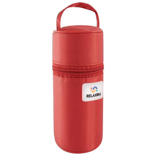 Термос Relaxika Duo 750 в чехле; - купить подарки с логотипом в Воронеже