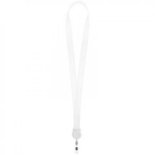 Лента для бейджа с ретрактором Retract, ver.2, белая