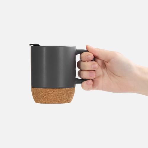 Кружка с пробковой подставкой Corky Walk; - купить необычные сувениры в Воронеже