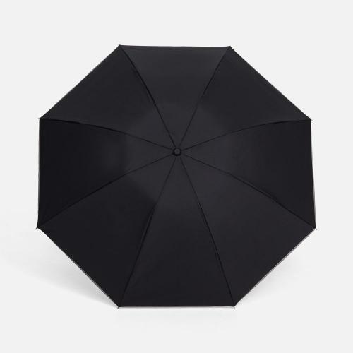 Зонт наоборот складной Futurum со светоотражающим кантом; - купить необычные подарки в Воронеже