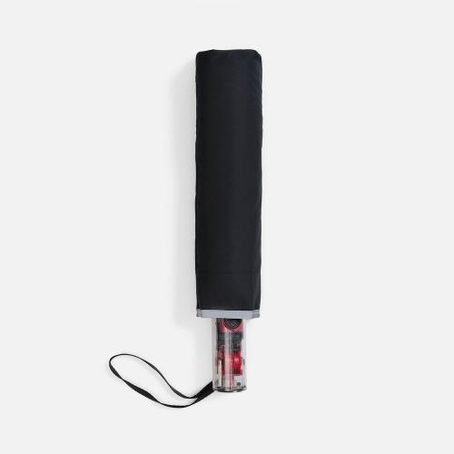 Зонт наоборот складной Futurum со светоотражающим кантом; - купить именные сувениры в Воронеже