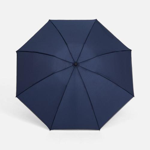 Зонт наоборот складной Futurum со светоотражающим кантом; - купить необычные подарки в Воронеже