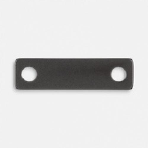 Шильдик металлический Alfa Liten, серый металлик