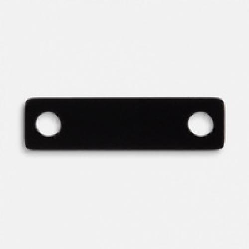 Шильдик металлический Alfa Liten, черный