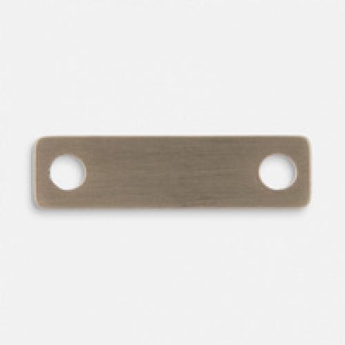 Шильдик металлический Alfa Liten, бронзовый