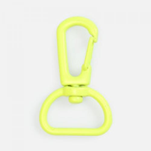 Застежка-карабин Snap Hook, M, желтый неон