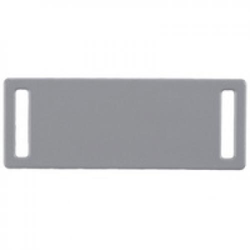 Шильдик металлический Kova, серый