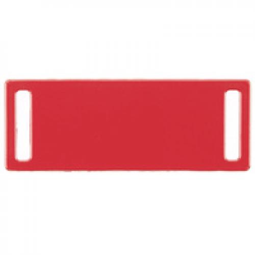 Шильдик металлический Kova, красный