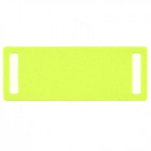 Шильдик металлический Kova, желтый неон