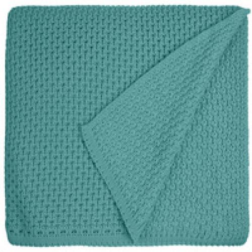 Плед Serenita, бирюзовый (тиффани)