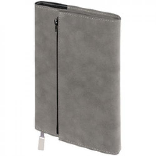 Ежедневник Grace на заказ, недатированный, серый