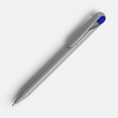 Ручка шариковая Prodir DS1 TMM Dot, серая с синим