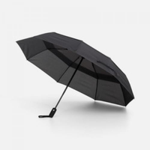 Складной зонт Dome Double с двойным куполом, серый