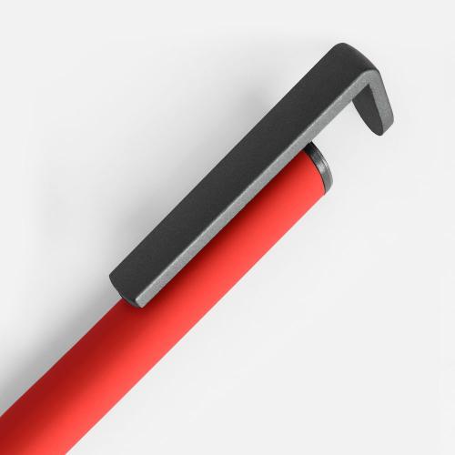 Ручка шариковая Standic с подставкой для телефона; - купить необычные сувениры в Воронеже