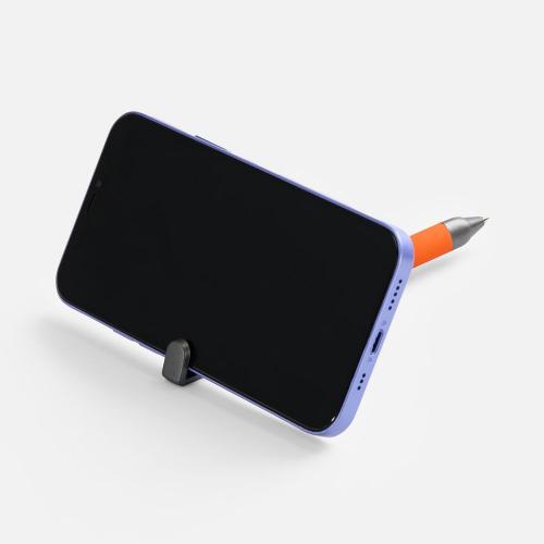 Ручка шариковая Standic с подставкой для телефона; - купить подарки с логотипом в Воронеже