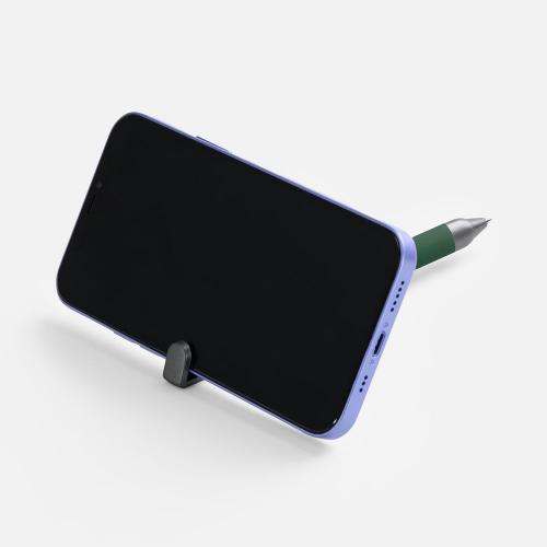 Ручка шариковая Standic с подставкой для телефона; - купить подарки с логотипом в Воронеже