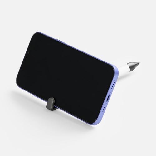 Ручка шариковая Standic с подставкой для телефона; - купить подарки с логотипом в Воронеже