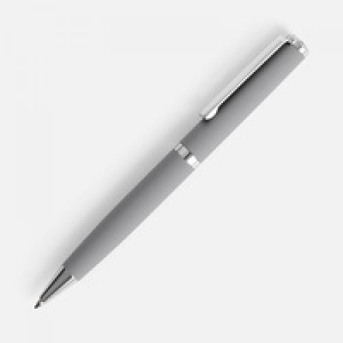 Ручка шариковая Inkish Chrome в футляре, серая