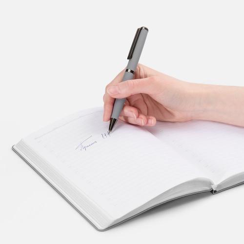 Ручка шариковая Inkish Gunmetal в футляре; - купить именные сувениры в Воронеже