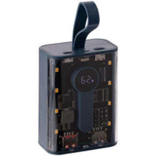 Аккумулятор с быстрой зарядкой Trellis Quick 10000 мАч, синий