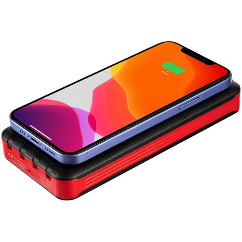 Аккумулятор с беспроводной зарядкой Holiday Maker Wireless, 10000 мАч; - купить именные сувениры в Воронеже