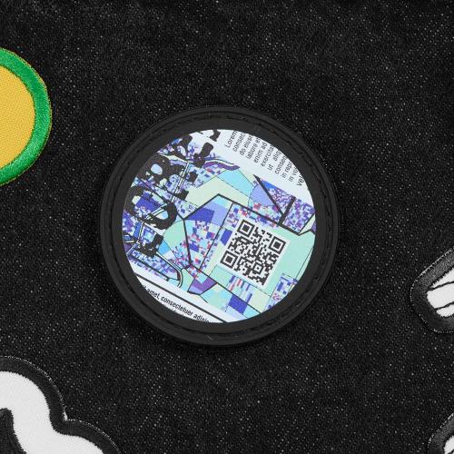 Лейбл из ПВХ с липучкой Menteqo Round; - купить именные сувениры в Воронеже