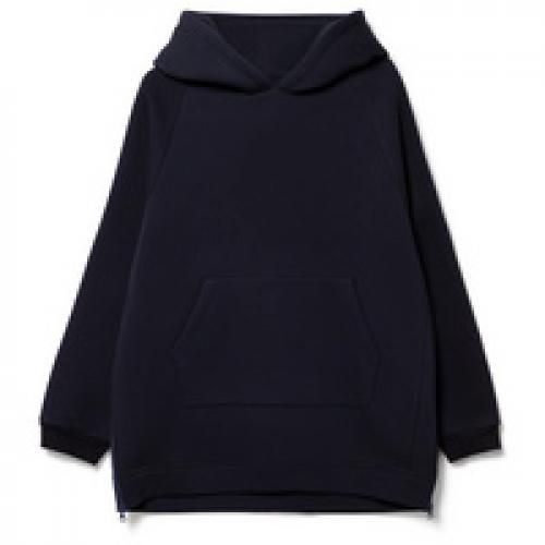 Худи унисекс оверсайз Easy Street, темно-синее