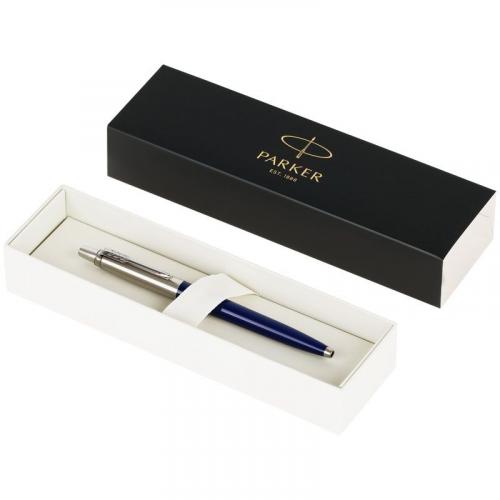 Ручка шариковая Parker Jotter Originals Navy Blue Chrome CT; - купить именные сувениры в Воронеже