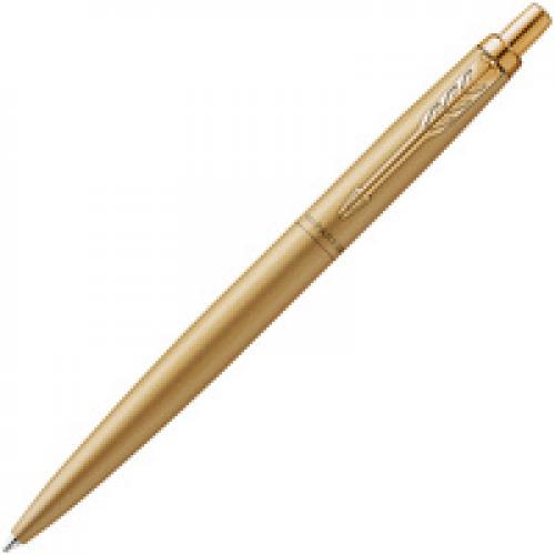 Ручка шариковая Parker Jotter XL Monochrome Gold, золотистая