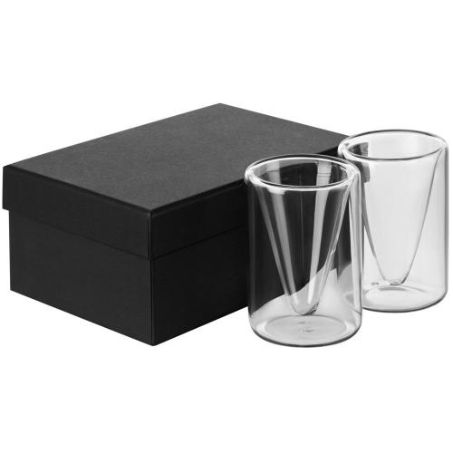 Набор стопок с двойными стенками Time; - купить именные сувениры в Воронеже