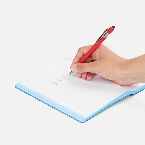 Ручка шариковая Pointer Soft Touch со стилусом; - купить именные сувениры в Воронеже