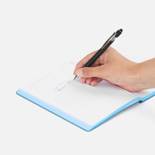 Ручка шариковая Pointer Soft Touch со стилусом; - купить именные сувениры в Воронеже